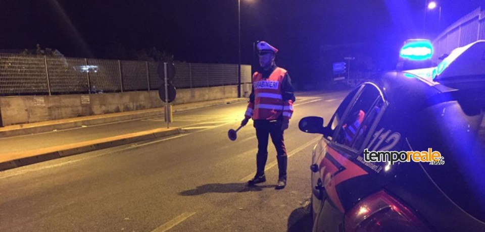 Formia / Controlli dei carabinieri nel fine settimana, due denunce e varie segnalazioni