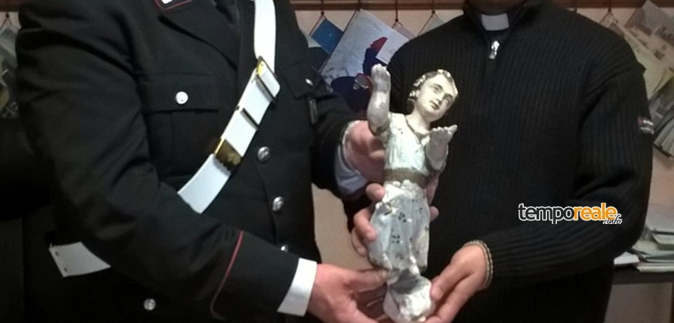Cervaro / Rubata la statua del bambinello nella Chiesa di Santa Maria Maggiore