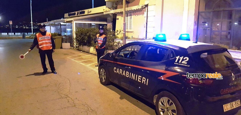 Gaeta / Controlli nel weekend per le strade, due denunce