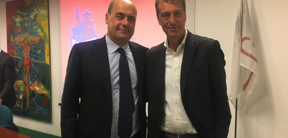 Crisi idrica e Reti d’impresa, Confcommercio incontra Zingaretti