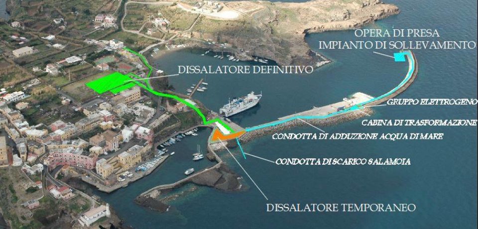 Ventotene / Nuovo stop del comune ai dissalatori