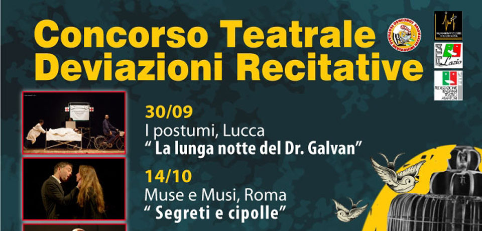 Formia / Al via il concorso “Deviazioni recitative”