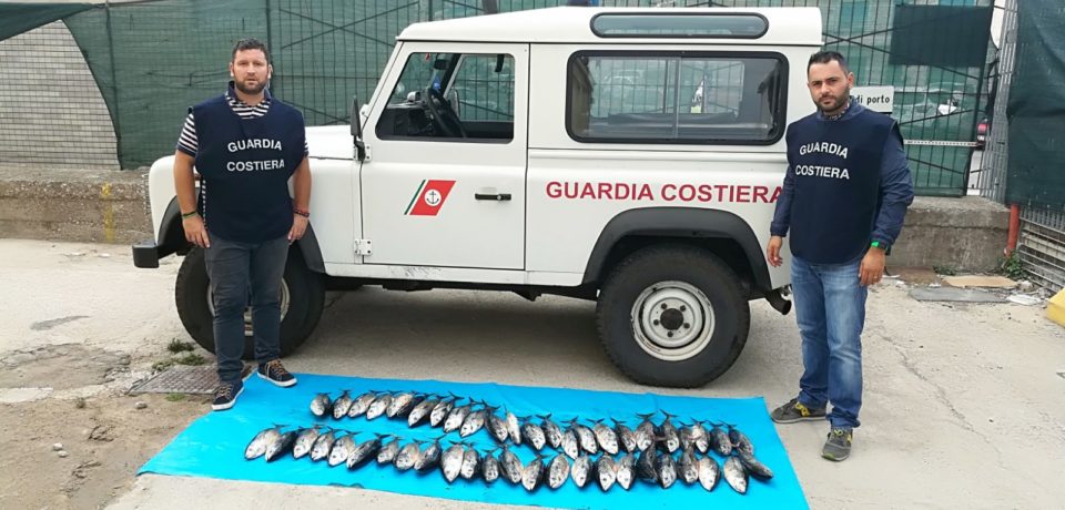 Violato il fermo pesca, multe pesanti e sequestri di tonni tra Gaeta e Formia