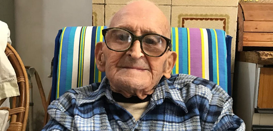 Minturno / Luigi Di Russo, veterano di guerra e prigioniero dei nazisti, compie 100 anni