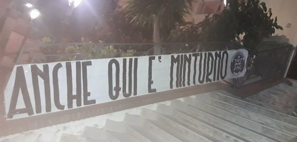 Minturno / Via Diritto Portico nel degrado, l’azione di protesta di CasaPound