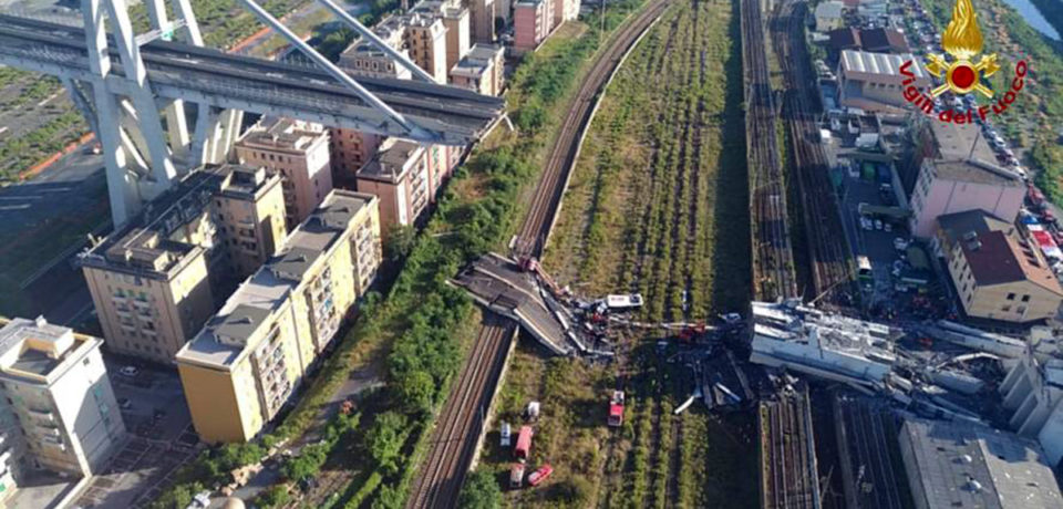 Lutto nazionale per le vittime del Ponte Morandi a Genova: partecipano anche i Comuni pontini