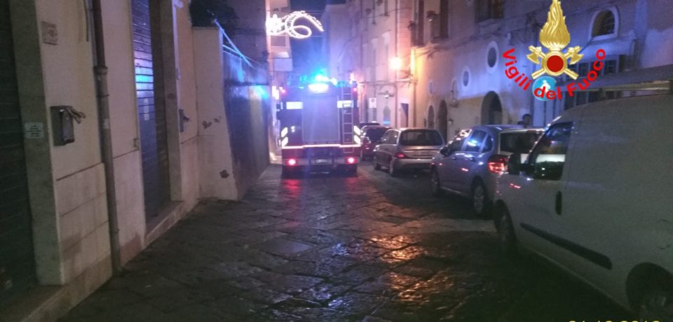 Formia / Incendio in un appartamento di Via Lavanga