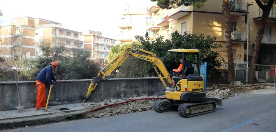 Gaeta / Via Madonnella, iniziati i lavori di restyling