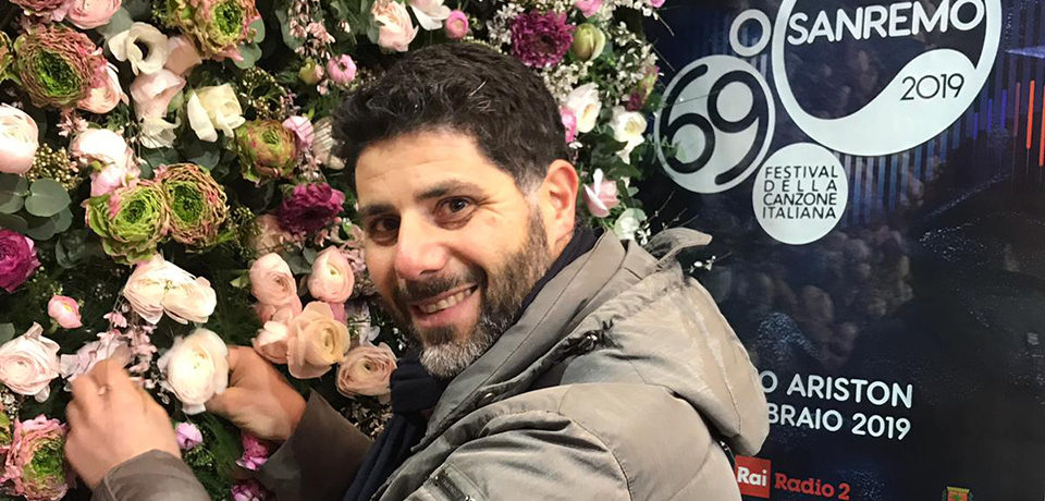 Scauri / Ciro Savino nel team di fiorai della 69^ edizione di Sanremo