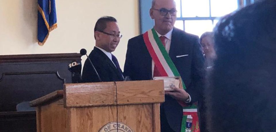 Itri / Il Sindaco di Cranston in visita ufficiale nella città