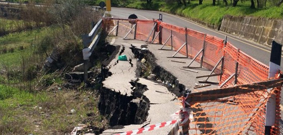 San Giovanni Incarico / Viabilità ancora in tilt per la frana sulla Sr 82 “Valle del Liri”