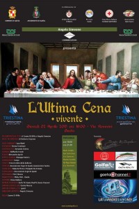 manifesto ultima cena vivente