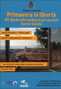 locandina casa di riposo SAlvini festa