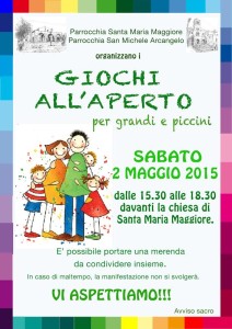 locandina giochi all'aperto
