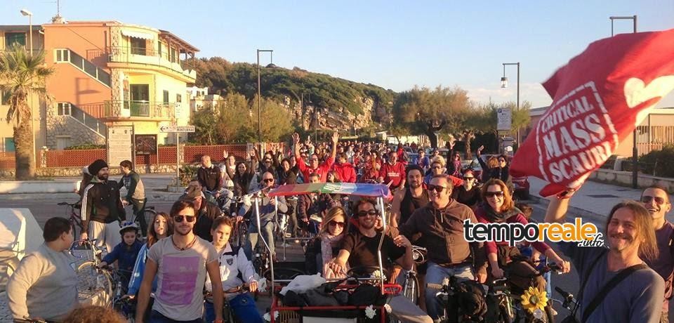 Scauri / Tre anni di bici: Critical Mass festeggia con una pedalata collettiva