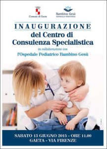 Locandina Bambino Gesù gaeta