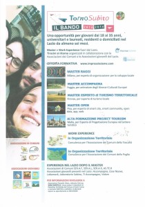 Locandina Bando Torno Subito