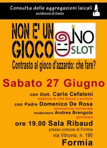 Locandina convegno no slot