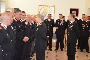 comandante giuliani visita caserma forsinone