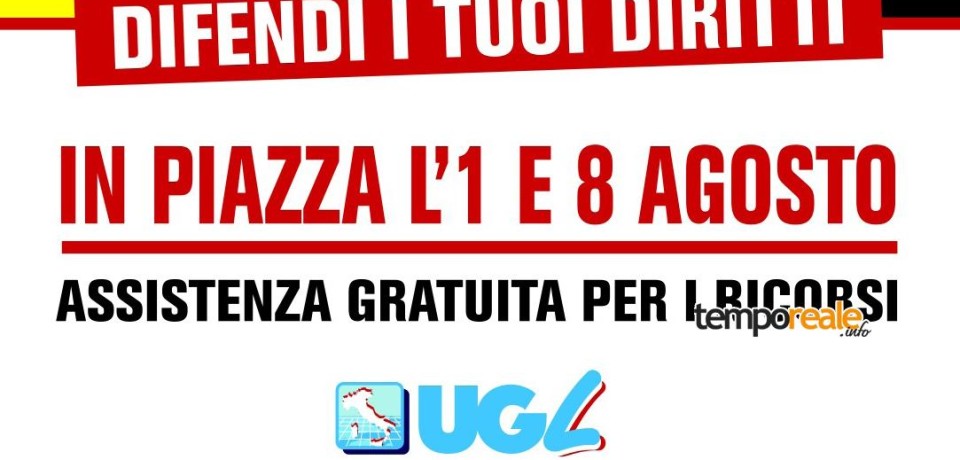 Pensioni, l’Ugl si mobilita nel Lazio. In piazza anche a Ponza per 2 giorni