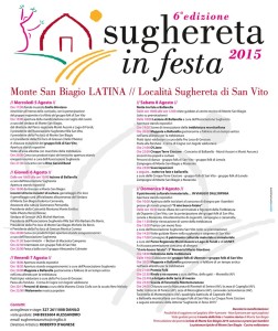 Programma completo Sughereta in Festa