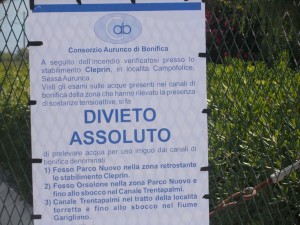 divieto clepin acqua