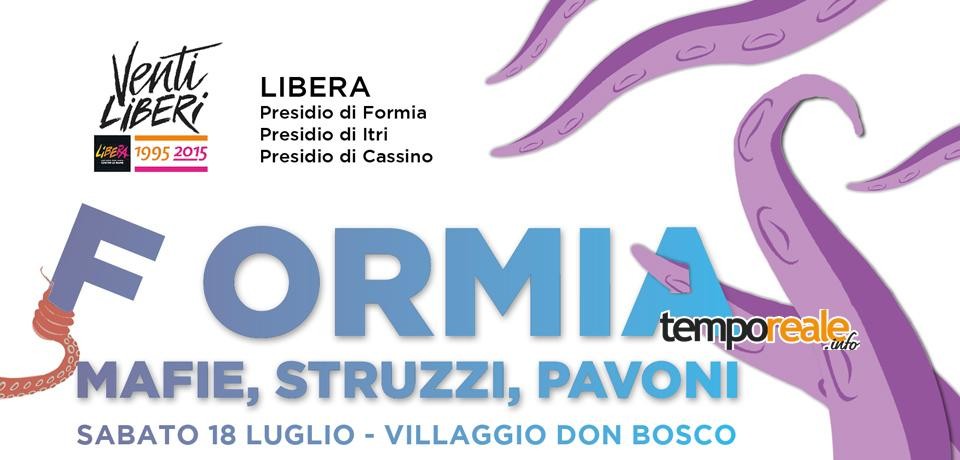 Formia / “Mafie, struzzi, pavoni”, l’incontro con Libera
