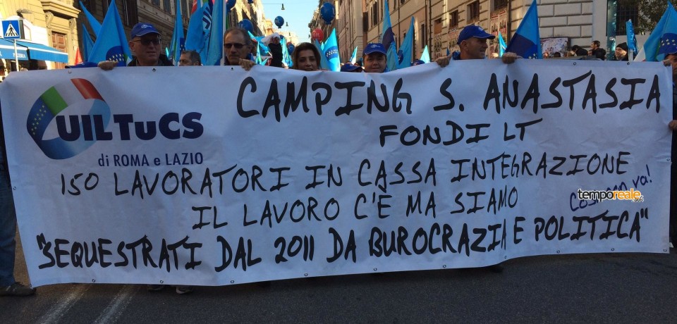 Fondi / Camping Sant’Anastasia, il lavoro riprenderà ma resta la denuncia al sindacato