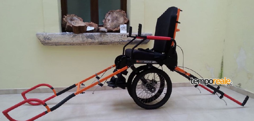 Parco Riviera di Ulisse, sentieri a prova di disabile con le nuove K-Bike