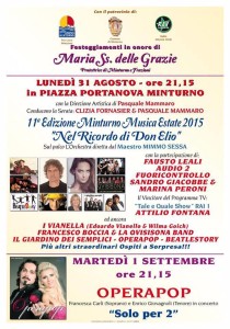 programma minturno musica estate 2015