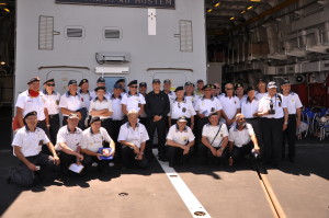 Associazione Nazionale Marinai d'Italia - sezione di Gaeta. Visita a bordo di Nave Margottini