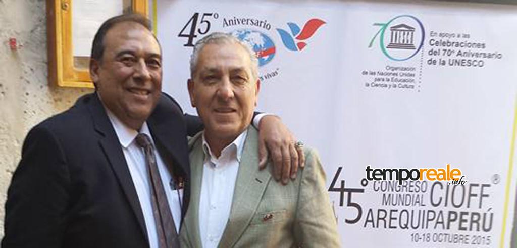 Francesco Mallozzi con Victor Barriga Gallegos