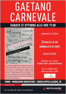 locandina  libro gaetano carnevale