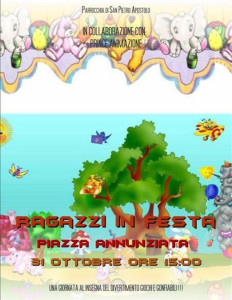 locandina ragazzi in festa