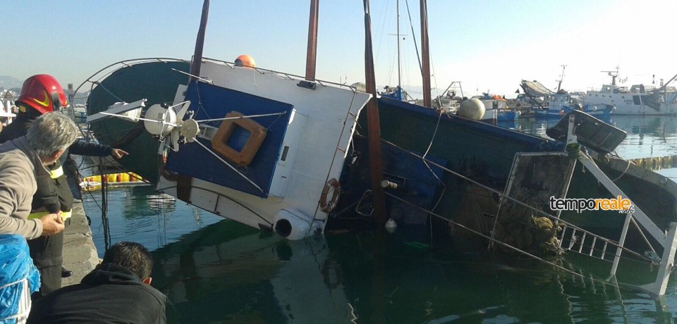 Formia / Peschereccio Uragano affondato a causa di una falla, le Indagini