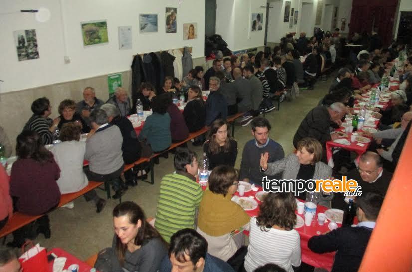 coreno ausonio cena beneficenza progetto toco