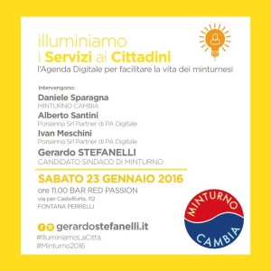 illuminiamo i servizi ai cittadini - agenda digitale