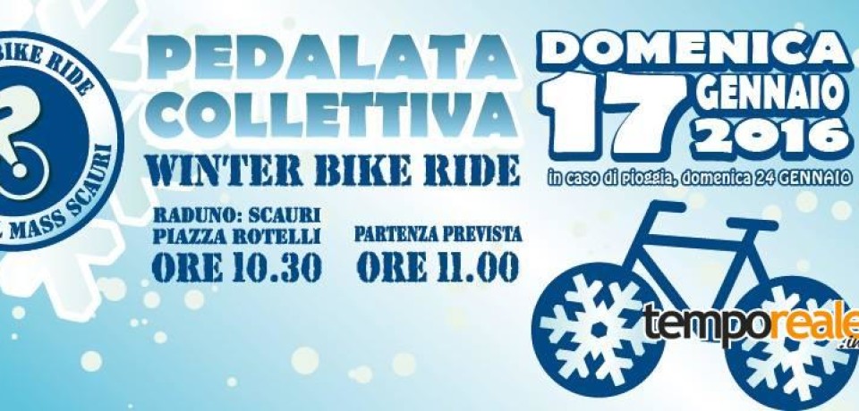 Minturno / Pedalata collettiva ecologica, domenica 17 gennaio si inaugura il 2016 sulle due ruote
