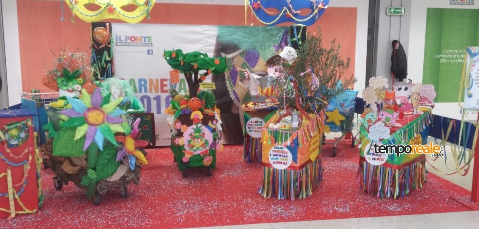 Pontecorvo / Il Carnevale 2016 diventa green ed ecosostenibile al Centro Commerciale Il Ponte