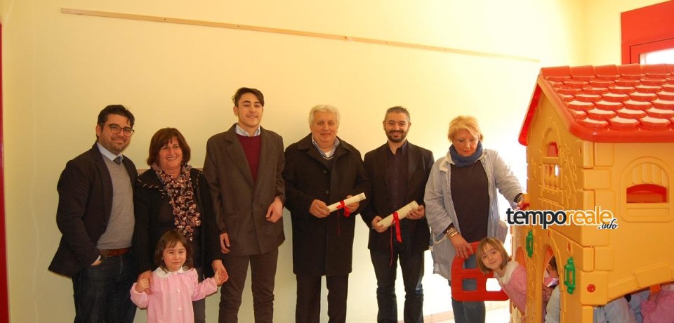 Vallemaio / Nuovi giochi alla scuola materna grazie a Federock, nel ricordo di Fererica