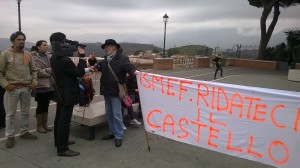 protesta ismef sbandieratori