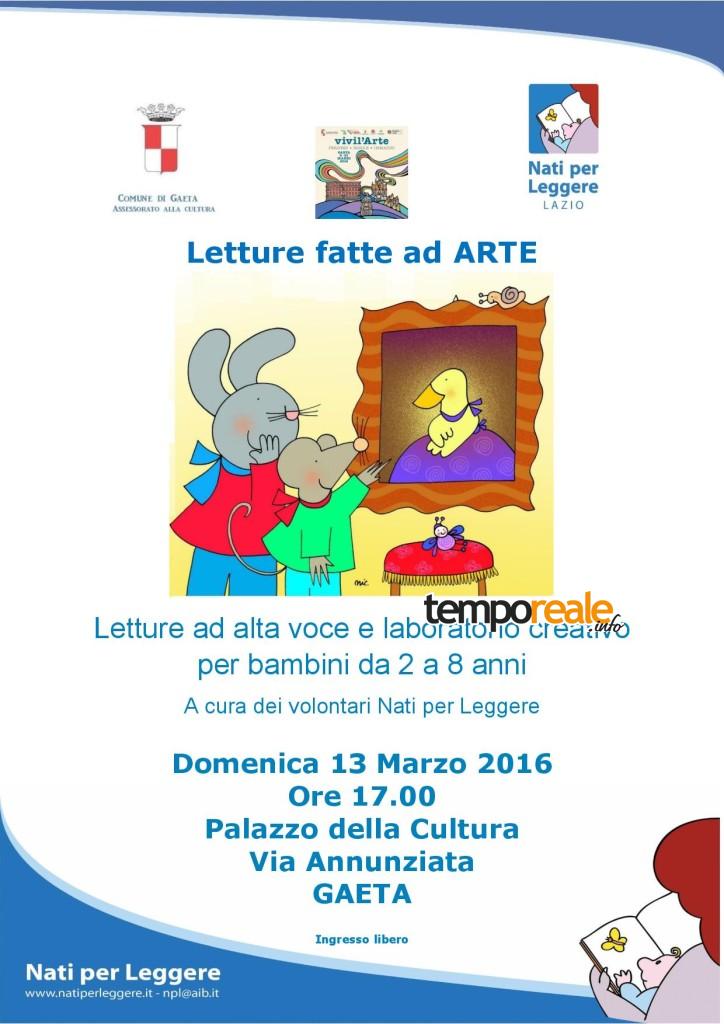 Locandina Vivil'arte - Nati per Leggere Sud Pontino