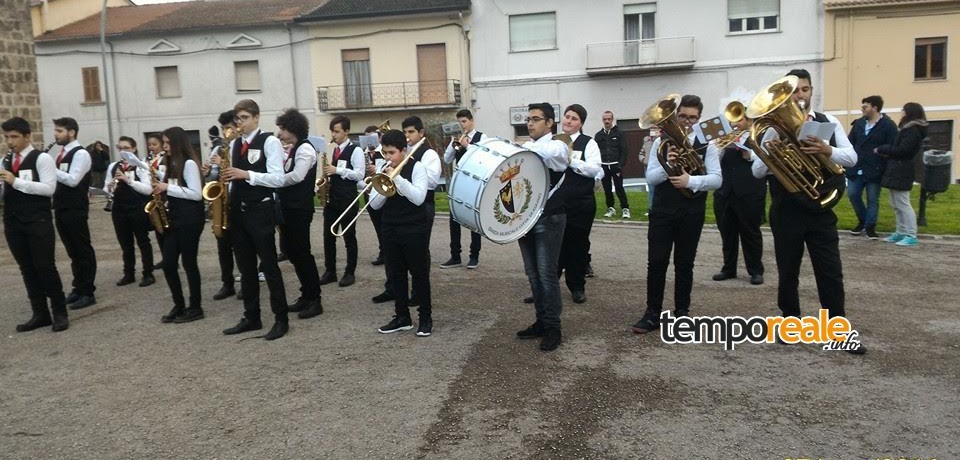 Aquino / Prima storica uscita della banda musicale della città