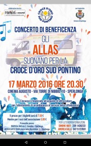 concerto beneficenza ambulanza sperlonga