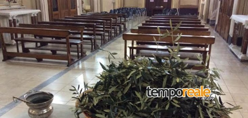 Itri / Tutto pronto al Convento dei Passionisti per la Domenica delle Palme