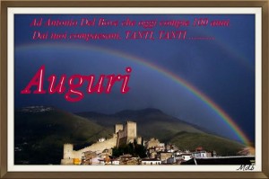Del Bove Antonio aauguri per i 100 anni dagli Itrani