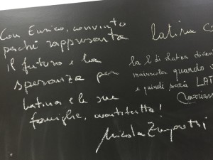 lavagna zingaretti sede elettorale enrico forte