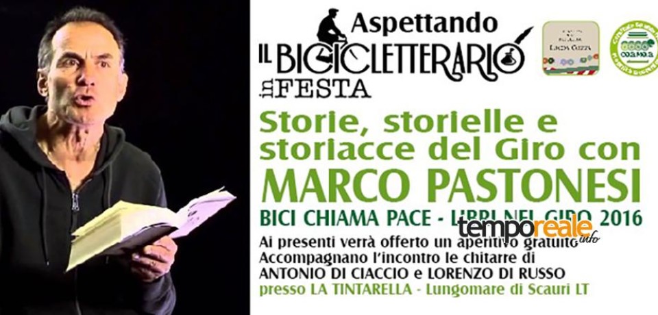 Minturno / Il Bicicletterario al Giro d’Italia con Marco Pastonesi