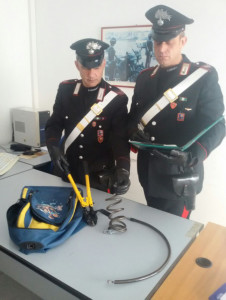 ladri di biciclette scauri carabinieri