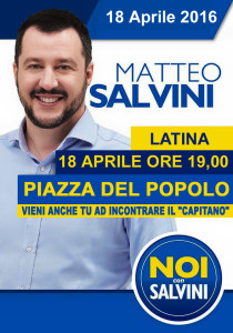 matteo salvini latina